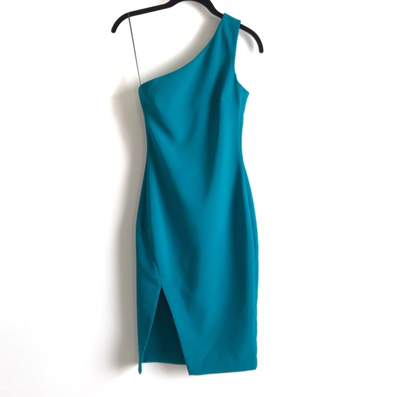 Likely Dresses & Skirts - Likely One Shoulder Helena Dress Teal Size 00